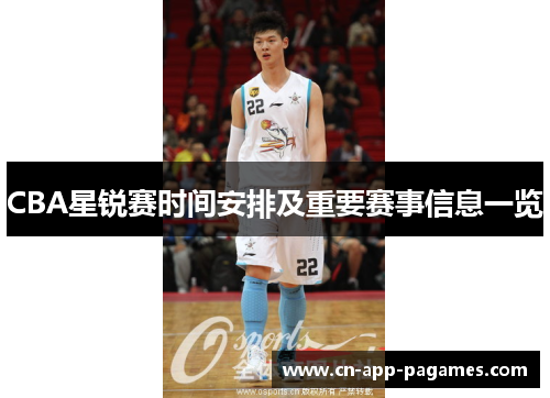 CBA星锐赛时间安排及重要赛事信息一览 CBA星锐赛时间安排及重要赛事信息一览